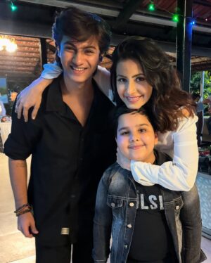 Subha Rajput Instagram - These two are heaven-sent. The little one keeps the kid in me alive, filling my world with laughter and magic, while the older one guides me with quiet strength, teaching me life’s most beautiful lessons. @kaizankhambatta and @yash_bhojwanii_ Thank you for just being you!♥️♥️
.
.
.
.

#happymood #moodboard #cheerup #goodvibes #happytime #instagood #instadaily #subharajput #gratitude #blessings #love