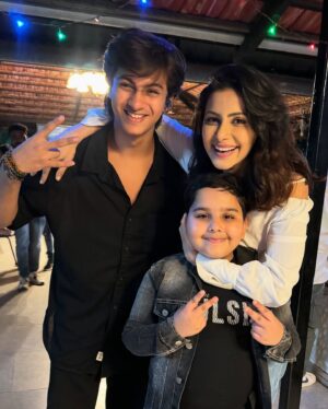 Subha Rajput Instagram - These two are heaven-sent. The little one keeps the kid in me alive, filling my world with laughter and magic, while the older one guides me with quiet strength, teaching me life’s most beautiful lessons. @kaizankhambatta and @yash_bhojwanii_ Thank you for just being you!♥️♥️
.
.
.
.

#happymood #moodboard #cheerup #goodvibes #happytime #instagood #instadaily #subharajput #gratitude #blessings #love