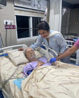 Suhasini Maniratnam Instagram - Midnight before Deepavali we had a fall.  Our Deepavali was at emergency.  But we are all geared up for surgery.