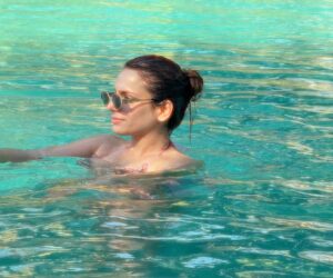 Sukriti Kakar Instagram - Slow living into 2025 👙🎀🧘🏻‍♀️