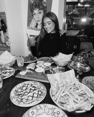 Summer Harte Instagram - about last night🍴🍷 Thank you so much to @mythosarcadian for last night’s gorgeous evening!! The restaurant is the cosiest vibe with absolutely SPECtacular food & ofcourse plenty of fun cocktail’s🥰 Bestie date night done right I’d say 🤍

Thank you sm to @jayjayprofficial for organising this dinner!! 🫶🏼🫶🏼
