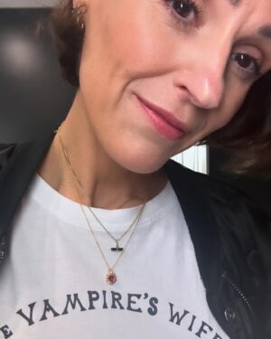 Suranne Jones Instagram - @chooselove @nicolacoughlan @racheljacksonjewellery collaboration 💎 
This is a gift that will mean something to so many as well as the recipient. 
A rose cut pink gemstone❤️ but here’s the best bit ..

100% of the profits raised from the sale of this necklace will be donated to Choose Love, a charity that does whatever it takes to provide refugees and displaced people all over the world with everything from lifesaving equipment to food and legal support. The Choose Love vision is a world that chooses love and justice every day, for everyone. Go to @racheljacksonjewellery to get yours

Choose a gift that means something this Christmas.
Other donation and care packages are also available @chooselove 
It’s a beautiful shopping experience to know you are helping out someone who is struggling and in desperate need of love and care.