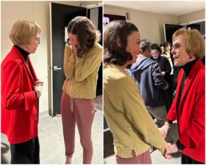 Sutton Foster Instagram - Two Freds.
I love you Carol Burnett. 

#carolburnett #onceuponamattress