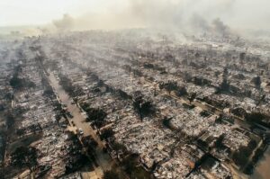 Tara Lipinski Instagram - This is our exact neighborhood, our exact street.

This is unfathomable. The most important update is that Todd, Georgie, Sully and I are safe. It’s the only thing I have been saying on repeat to myself - that I am so grateful for them and our safety. But the last 24 hours have been horrific for my family, my neighbors, the firefighters, first responders and for everyone in this community. 

The support within this community and from our neighbors is something like I’ve never experienced. We are family. Which embodies the essence of the Palisades to begin with. My heart breaks, EVERYTHING is burnt to the ground, how is this real? 

We finally have found out within the last hour that our home seems to be standing at the moment. My heart feels for every house that is burning, for every place that is ashes. The Palisades are unrecognizable, a place that is so special to so many of us. 

Please continue to pray for everyone around Los Angeles as these fires continue. And I am beyond grateful for all the firefighters and first responders putting their life at risk to help us. 

And lastly- I have never received so many messages of love, support or offers of refuge. Your heartfelt messages have kept me going. I have read them over and over again. The way you stayed up late trying to find updates, the tears, the words that reminded me of your love for me and reminders that I am strong enough to get through hard things. Thank you. I’m beyond lucky to have the people in my life that I do. Even in this destruction there is so much to be grateful for.