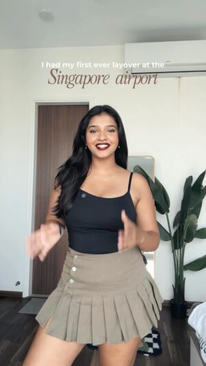 Tarini Shah Instagram - 🛍️☁️save this for your next layover at Changi Airport in Singapore cause you’ll find the best pieces form @charleskeithofficial and crazyyyy prices and you don’t wanna miss out on them 😌✨