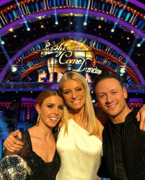 Tess Daly Instagram - It’s the eve of the final! ✨  2024 (season 22, can you believe it) has seen the most incredible and enthralling standard of dancing. Cannot wait to see who takes home the glitter ball trophy this year -  sending out good vibes and all the very best of luck to our final four couples! ❤️Here’s just a few of our recent years winners I found pics with 🪩