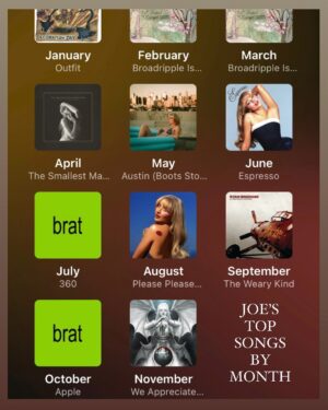 Tessa Netting Instagram - oops I’m gay!! ✨ ...but my husband @thejoemoses might be GAYER?!?! 😱💖😂 

PLEASE VOTE WHOSE MUSIC TASTE YOU THINK IS GAYER after carefully looking through each slide of our Apple Music Replays (My spotify is for podcasts and smut only!!) 💅💅💅 hahahahaha 

Also comment below your top artist from this year I WANNA KNOW PLS I LOVE WHEN PEOPLE SHARE THESE 🙏💖

#applemusicreplay #spotifywrapped #gay