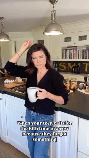 Tiffani Thiessen Instagram - When your teen calls for the 10th time in a row because they forgot something