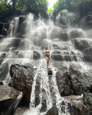 Tiffany Alvord Instagram - 💭 This was one of my favorite memories this year - visiting some epic waterfalls in Bali. ✨ The best part was the locals asked if they could photograph and give poses to help me capture the best waterfall pics! Aka impromptu waterfall shoot! XD I can’t wait for more adventures in 2025 ❤️