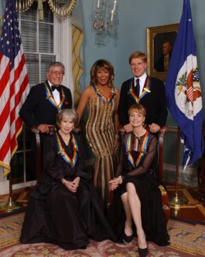 Tina Turner Instagram - On this day in 2005, Tina Turner was honored at the Kennedy Center for her impact on music and culture. Tributes from @oprah, @queenlatifah, and a performance of "Proud Mary" by @beyonce highlighted her legacy.

Photos courtesy of Getty Images.