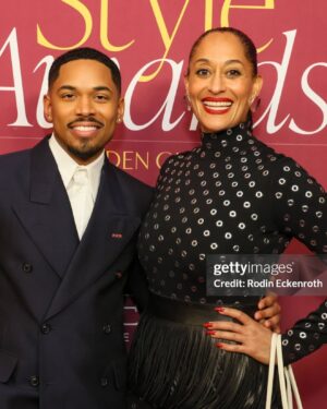Tracee Ellis Ross Instagram - Thank you @wwd for all your incredible support throughout my career, for clocking my Instagram page 😉and for legitimizing my shopping habit 🤷🏽‍♀️by naming me fashion trailblazer!

Style is the confidence that your bones give you to let your heart sing, your soul dance, and your feet walk your own path. It's the way you dress, it's the way you live, and if there's any trail that I've blazed I hope it's paved with the footprints of my humanity, my service, my wholeness, my accountability, my gratitude, my joy and my delight. 

And in a world that is attempting to steal so much of our freedom and censor our expression, I think 2025 is the perfect time to be free in your expression and your joy.

And one more thing: don’t save your clothes for a special occasion. YOU are the special occasion so wear your pretty clothes. Whip them out to go to the market or wear a red lip to workout. 

Thank you @issarae for your generous words.  You da best. Thank you @karlawelchstylist for our red carpet collaborations and being so cool. Thank you @kelvharrjr for our amazing friendship and for being my date tonight. And finally thank you to my closet for this look and so many others.