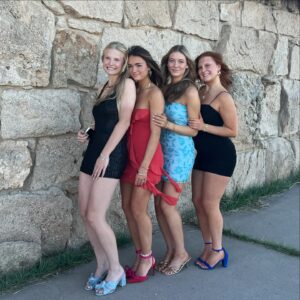Trista Sutter Instagram - The girls were beautiful and the boys were handsome, and the dads…well, the dads stole the show. 😜❤️💐💃🏼 
#hoco2024 #proudmama 
Spray tan: @starglowspraytan (thank you, Nicole for the glow up!)