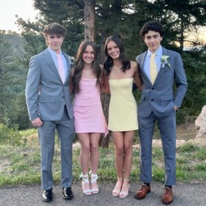 Trista Sutter Instagram - The girls were beautiful and the boys were handsome, and the dads…well, the dads stole the show. 😜❤️💐💃🏼 
#hoco2024 #proudmama 
Spray tan: @starglowspraytan (thank you, Nicole for the glow up!)