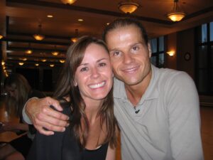 Trista Sutter Instagram - It was 2005 and Ryan and I hadn’t even  been married for 2 years. We were happily living in Vail and I got a call from an ABC executive about a new reality competition show that she wanted me to be part of. 
It was popular in Europe, she told me. 
It was all about dancing, she told me. 
It was going to be a big hit, she told me…because she believed it to be true. 
And she was right!!! Almost 20 years later and I’m still watching! 
I may have been the first person ever booted off the @dancingwiththestars stage, but even though I was only there for a tiny amount of time, I am grateful to be a tiny part of this iconic show. ✨ 
#season1 #dancingwiththestars #dwts