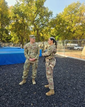 Tulsi Gabbard Instagram - It’s been over 20 years since I went thru Army Basic Combat Training, but visiting Fort Sill’s Basic Training this week brought back a flood of memories! Im so grateful for the privilege of leading a battalion of Drill Sergeants and spent the last couple days visiting with trainees, seeing my Drill Sergeants in action, promoting SSG Jones, rappelling down Treadwell Tower, and joining with hundreds of family and friends to congratulate today’s graduates joining our ranks of US Army Soldiers — all who volunteered to put service above self, ready to put our lives on the line to protect the freedom and security of every American.