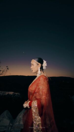Twinkle R. Vasisht Instagram - The moment I laid eyes on this lehenga, I knew it was the one I wanted to wear as I walked down the aisle. 🌸 I thought it would take me months to figure out what I truly wanted, but when I stepped into your boutique and saw this masterpiece, mom, masi, and I all exclaimed, "This is it!" 💫 Thank you, @shyamalbhumika for bringing my dream bridal lehenga to life. It embodies tradition, culture, and the delicate floral design feels like the little girl in me, forever blooming. 🌺👰‍♀️✨