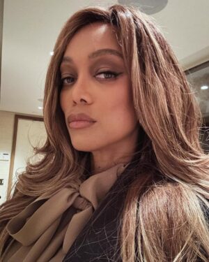 Tyra Banks Instagram - BowTy Cray-Cray. But…wait til you see the FULL ‘fit. She snatched! Posting soon. Promise. OK?