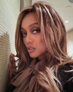 Tyra Banks Instagram - BowTy Cray-Cray. But…wait til you see the FULL ‘fit. She snatched! Posting soon. Promise. OK?