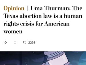 Uma Thurman Instagram - Keep Amber and her six-year-old son in your heart. Amber’s death was ruled preventable — a death that could be considered MANSLAUGHTER by the state, having disabled healthcare and hospitals from saving women’s lives.