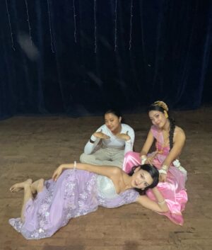 Upasana Singh Thakuri Instagram - 24 hours of chaos, dance, and dirty feet. Couldn’t have asked for better partners in crime 🎬 🤍