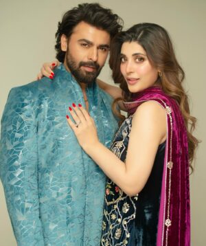 Urwa Hocane Instagram - Photography: @hussain.piart 
UH wardrobe: @rozinamunibofficial 
FS wardrobe: @ebkarachi 
UH hair n makeup: @thetriosalon_emaar 
FS hair n makeup: @shamrozrajputofficial 
#humtv20thanniversary