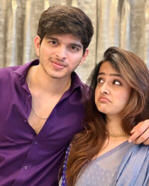 Vaishnavi Chaitanya Instagram - Happy Birthday to the most amazing brother in the world! @thenitishcode ❤️
Thank you for everything you do for me—more than I can ever put into words. You make sure I smile and laugh every single day, even on days I don’t feel like it. You give me the motivation to start my day with energy and hope, and you complete my day with your love and care. You make sure I go to bed with a happy and peaceful mind, and for that, I’m so grateful.
You are the best thing that ever happened to me in my life. From endless laughter to silly fights, and from unforgettable memories to quiet moments, I cherish it all. I can’t imagine a single day without you by my side.
You take care of me in a way that no one else ever could. You’re always there, making sure I’m okay, standing beside me no matter what, and showering me with unconditional love. You’re not just my brother—you’re my rock, my greatest blessing, and my forever best friend.
I will make everything possible for you. I will help you reach every goal and bring you all the happiness you deserve. Your dreams are my dreams, and your success and joy mean the world to me.
Here’s to you, to all the love, laughter, and happiness you bring into my life. I’m so lucky to have you.
Love you more than words can ever say!❤️✨