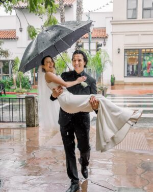 Veronica Merrell-Burriss Instagram - 3 years and forever more! Happy Anniversary! 💜