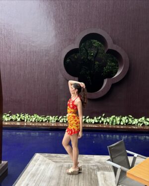 Viddhi Giri Instagram - on repeat because this song is a whole vibe 🎵
Wearing @va_ra.in 
.
#bollywoodforever #resortwear #becauseimhappy #virtualstylist
