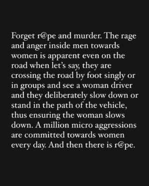 Vinodhini Vaidynathan Instagram - That’s why I’m sick of #AllMen. And that’s why I’m leaning more towards all animals because no male of any other species does these kinds of things to the female of the species wantonly.