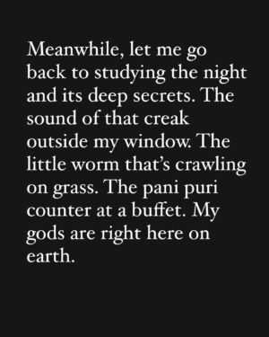 Vinodhini Vaidynathan Instagram - Believe in snakes. Or believe in nothing. Have faith in yourself or in death. Have faith in your own mortality. Have faith in Botox or anti aging drugs. Have faith in nothing. Trust your gut or your bank balance. Anything goes. No one should tell you what to believe in.