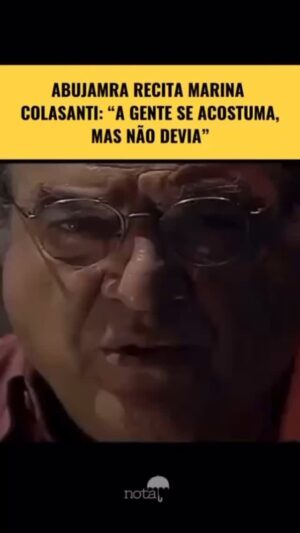 Virginia Cavendish Instagram - Hoje nos despedimos da gigante Marina Colasanti. 🌹✨

Posto aqui Abujamra recitando “A gente se acostuma, mas não devia” como uma homenagem à força de suas palavras, que seguem tão atuais e necessárias.

R.I.P., Marina. Sua obra é eterna! 🤍

#MarinaColasanti #Homenagem #LiteraturaBrasileira