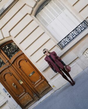 Virginie Conte Instagram - Je peux littéralement porter ce look tous les jours Burgundy   no pants 🍇