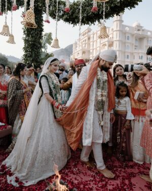 Vrushika Mehta Instagram - It’s been a year already! 😍 
Happy anniversary to us! ❤️
7.12.2023🧿
#wedding #love