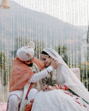 Vrushika Mehta Instagram - It’s been a year already! 😍 
Happy anniversary to us! ❤️
7.12.2023🧿
#wedding #love