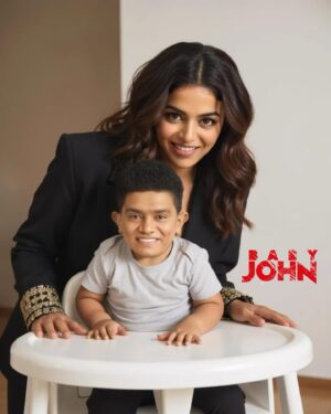 Wamiqa Gabbi Instagram - Premiqa and Baby Johns. That’s it. That’s the post 🥰

BABY JOHN out now in theatres!! Book your tickets NOW!

#AI #BabyJohn