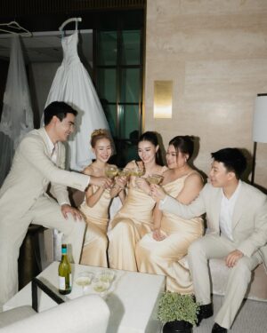 Warisara Yu Instagram - 🤍💍👰🏻‍♀️🤵🏻 #milktforever