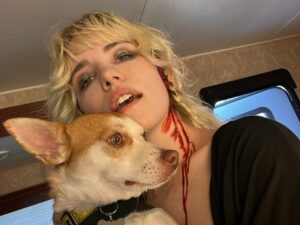 Willa Fitzgerald Instagram - Some assorted and never before seen #bts to belatedly celebrate @strangedarlingfilm!! It’s now available to buy and watch thru the streaming service of your choice. If you didn’t get to see it at a theater or you just want to watch it a few more times (😈), go add it to your queue. Thank you to everyone who’s supported our film and to everyone who’s still talking about it!! ♥️♥️♥️
