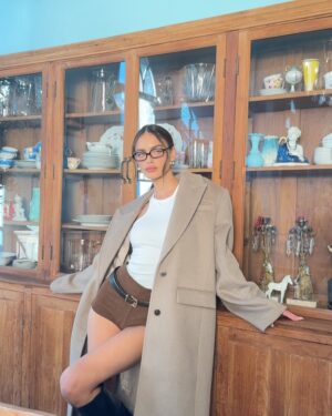 Yael Shelbia Instagram - New collection is coming @cattleya_eyewear 🪶