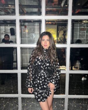 Yashaswinee Raje Singh Instagram - in the mood for 🪩🍸🌟
 
dress: @amrtaofficial 🤍