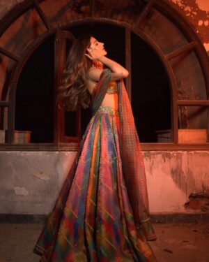 Yashaswinee Raje Singh Instagram - and that’s on diwaloween 🪔🎃 
 
wearing @cedaarandpine 💚 
choker from @aulerthofficial ✨
 
📸 by @cinematicad