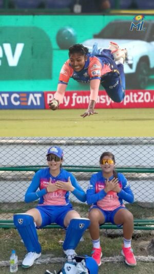 Yastika Bhatia Instagram - ▁▂▃▄▅▆▇ 100% kar lo, just trust us 😌

PS: Can’t blame us if this is the team’s anthem now. 🤷‍♀️😂

#OneFamily #AaliRe #MumbaiIndians #TATAWPL #UPWvMI