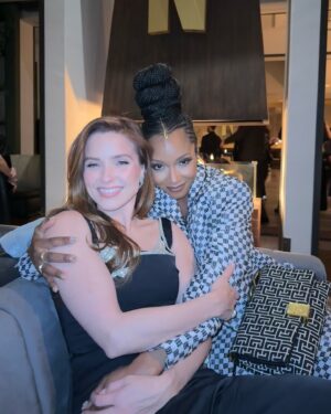 Yaya DaCosta Instagram - About last night…

1. Celebrating the Golden Globes winners and nominees with our Netflix family.
2. Mingling and schmingling.
3. Started at St. Michael’s Montessori School, now we’re here. @alekseiarcher 
4. Started in Chicago, now we’re here. @sophiabush 
5. Love this powerhouse of a woman.
6. I will always take advantage of a good photo booth.
7. Joy as medicine.
8. I took a makeup class with @_cincodemaya last month and now I think I’m a professional. lol
9. I say a little prayer for those fighting for their right to exist. I say a little prayer for the planet— Onile, Gaia, Pachamama. I say a little prayer for humanity’s past, present and future generations. A prayer for the animal kingdom, and another for our plant allies. I say a little prayer for peace. May every act of ill intent be intercepted and alchemized by Divine Order in service of New Earth. I love you.

suit: @kentegentlemen of Côte d’Ivoire 
shoes & purse: @balmain 
nails: @heyquisa 
hair: @chiomanvhair 
makeup: Eu. Moi. Yo. Me. Mimi. Watashi (wa suta 😜)