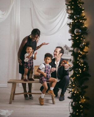 Yolanda Tati Instagram - Made in Heaven, Designed in my Dreams ❤️✨

Last picture is the definition of Love & Happiness!!! My Family is my HOME!!! It’s our 1st Christmas as a family of 4… And I’m in LOVE with this Photos!!!! Postcards of MY LIFE!!!! 🕊️🙏🏾🎞️ - Thank you @andrezanunesfotografa for capturing this beautiful frames & memories of my biggest treasure and fortune: Momma & her 3 Boys!!!! 🥹 PROUD, PROUD!!!

NOW: Alexa Play Michael Bublé, but not the Christmas ones yet… Take it easy… We’re just getting started 🪄😁🎶 HUAHAHAHAH

#TheTatiTurco #MoambaComPizza
#Family #Shoot #YolaLovesMarco