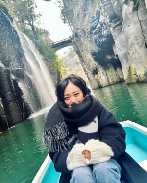 Yumi Adachi Instagram - 🩵🩵🩵
寒い！けど、良き時間