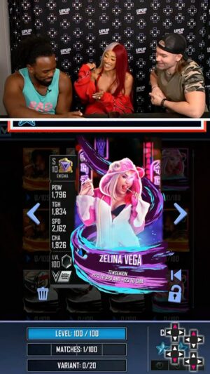 Zelina Vega Instagram - WWE & Capcom come together for an exclusive crossover event in WWE SuperCard! Check out all of the cool Street Fighter 6-inspired cards in the form of @austincreedwins as Ken, @619iamlucha as Ryu, and @zelinavegawwe as Juri, along with Street Fighter 6 characters like E. Honda and Blanka! This special crossover event runs for a limited time until August 15, 2024, so make sure you play to earn ALL your favorite cards! Presented by @wwesupercard