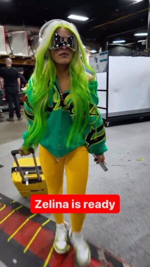 Zelina Vega Instagram - Can @zelinavegawwe shake EVERYTHING up and become Women’s World Champion TONIGHT on #WWERaw? 🤔