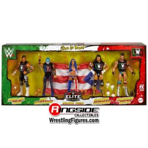 Zelina Vega Instagram - LWO @Mattel @WWE Elite 5-Pack NEW IMAGES! 🇲🇽

Featuring Cruz Del Toro, Rey Mysterio, Zelina Vega, Santos Escobar & Joaquin Wilde!

Shop the latest #Mattel #WWE figures at WrestlingFigures.com

#RingsideCollectibles #WrestlingFigures #WWEEliteSquad #WWERaw #SmackDown #LWO #LatinoWorldOrder #ZelinaVega #JoaquinWilde #SantosEscobar #CruzDelToro #ReyMysterio