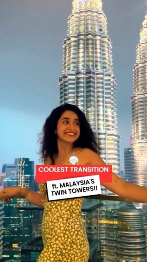 Aakansha Monga Instagram - I can do both 😉🤪

How can you not with the iconic Petronas Twin Towers in the background!! 🌃

Super underrated spot for the twin towers: Star Residences rooftop bar or the W rooftop (mainstream)!

NEW COUNTRY UNLOCKED ✅

Welcome to Malaysia friends!! And here is fun little video of me taking full advantage of the glittering night sky of Kuala Lumpur with these towers that were once one of the tallest buildings in the world✨

Uff this city is the only city that can give competition to Mumbai, Singapore and New York as a melting pot of cultures, flavours, and adventures. In my opinion, it is also the city of happy contradictions where you can see futuristic as well as ancient sides, nightlife & wildlife, high rise malls & open air markets and many other little nuggets like these!

Hope you’re excited for more Malay content cause I’m SUPER pumped to share more from this amazing tripppp

Comment below what’s the first word that comes in your mind when you think of Malaysia!! ⬇️

[TravelAMore, Malaysia, Kuala Lumpur, Petronas twin towers, travel reccos, places to visit, new countries to travel to, aesthetic transitions, trending]