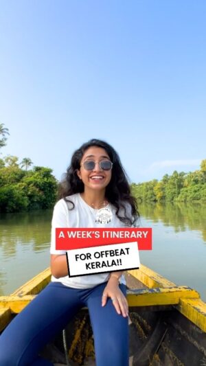 Aakansha Monga Instagram - SAVE this for your KERALA travels!!

My trip partner: @highontripsbyrg

This is the ULTIMATE Kerala itinerary for you if you like exploring offbeat nature mixed with immersive culture and some luxurious fun! 

1️⃣ VARKALA - 2 days - amazing beaches, peaceful mangrove forests & cute cafes
2️⃣ VAGAMON - 2 days - beautiful tea gardens, misty hills, off-roading adventures & waterfalls
3️⃣ ALLEPEY - 2 days - serene backwaters, live on a moving houseboat & enjoy the peace
4️⃣ FORT KOCHI - 1.5 days - explore the history, art and culture and depart with sweet memories 

You can do this trip solo, as a couple or even with your family! This is an 8-day itinerary but if you have a few more days, I highly recommend adding Wayanad and Kumarakom to your trip as well! ✨

And if you want to follow my exact itinerary, you HAVE to go with @highontripsbyrg ! Their itineraries are luxurious and super offbeat making it a comfortable experience. They even customise and curate according to your likes making each trip personalised to you❤️

Now tell me in the comments, what would you do first on your Kerala trip?

[TravelAMore, kerala, kerala tourism, travel trips, kerala itinerary, 2024 travel plans, vagamon, varkala, allepey, fort kochi, travel diaries, trip planning kerala, things to do in kerala]