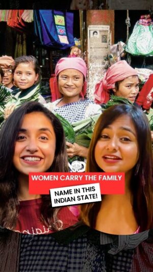 Aakansha Monga Instagram - Correction: Women do not propose to men. This is an error on our end- as per our research, we found a couple of articles saying the same. However that is factually incorrect. We apologize and hope that the overall message of the video does not get overshadowed by a misstep on our end. - AM & Sharanya 

This is MEGHALAYA 🇮🇳

It has one of the world’s LAST existing Matrilineal Societies.
Which means-
1. Kids carry forward their MOTHER’s names
2. Men move into their Wives’ homes
3. Property belongs to the women, enabling a sense of SECURITY
4. There is NO Dowry
5. Marriage proposals are carried out with consent and respect
6. Women spearhead agriculture and social initiatives

While Matrilineal societies are all of the above, here’s what they’re NOT-
It’s not Matriarchy. It didn’t start because
one gender wants to dominate the other.
It’s about playing to your strengths and creating a balanced society.
It’s about celebrating the existence of both Men and Women.

What a fascinating way of living, and we’re here for it!

Imagine if all of India celebrated women the way Meghalaya does? 🥹

PS: Folks from Meghalaya, do tell us how prevalent this way of life is in 2023? We’d love to learn more :). 

[ meghalaya, women empowerment, travelamore, patriarchy, women, travel stories, inspiration, inspiring travel ]
